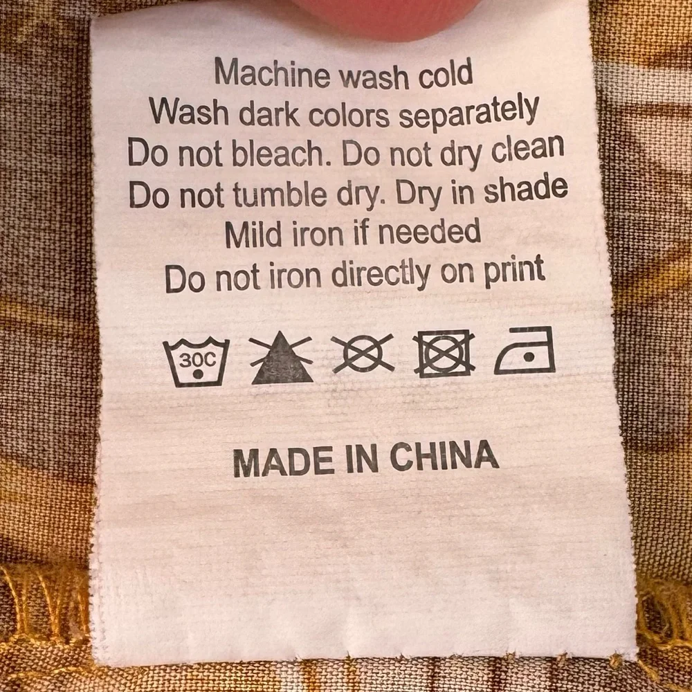 Tanoa top women 14 tropical pattern short sleeve flowy cropped top yellow - Picture 6 of 9